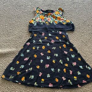 Jonathan Martin Navy Floral Kids Dress